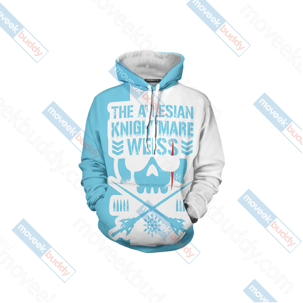 RWBY Weiss The Atlesian Knightmare 3D Hoodie   