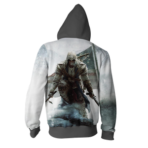 Assassin's Creed III Connor Cosplay Unisex 3D T-shirt   