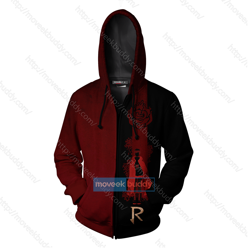 RWBY Ruby The Reaper Zip Up Hoodie   