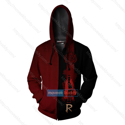 RWBY Ruby The Reaper Zip Up Hoodie   