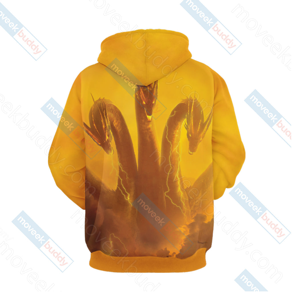 Godzilla King Of The Monsters  - Ghidorah Unisex 3D T-shirt   