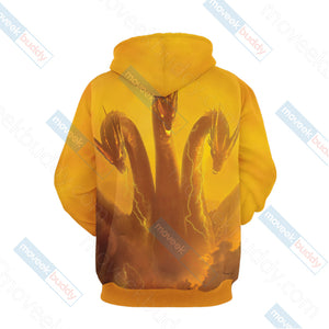 Godzilla King Of The Monsters  - Ghidorah Unisex 3D T-shirt   