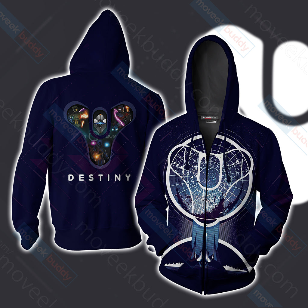 Destiny Unisex Zip Up Hoodie Jacket S  