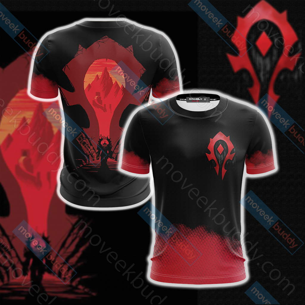 World Of Warcraft - Horde Unisex 3D T-shirt US/EU S (ASIAN L)  