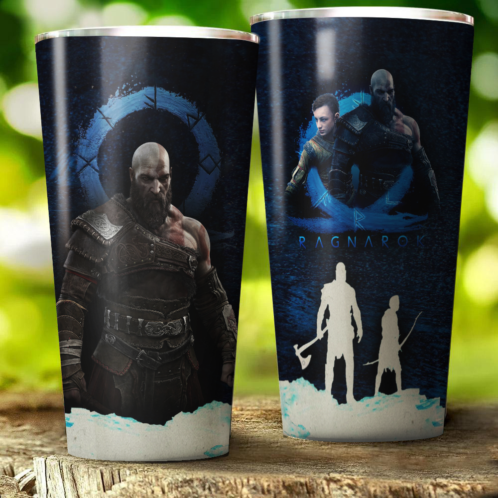 God of War Ragnarok Video Game Insulated Stainless Steel Tumbler 20oz / 30oz 30oz  