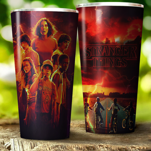 Stranger Things TV Series Insulated Stainless Steel Tumbler 20oz / 30oz 30oz  