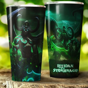 Illidan Stormrage World Of Warcraft Video Game Insulated Stainless Steel Tumbler 20oz / 30oz 30oz  