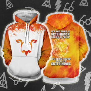 It's Being Proud Making Us A Gryffindor Harry Potter 3D T-shirt Hoodie S 