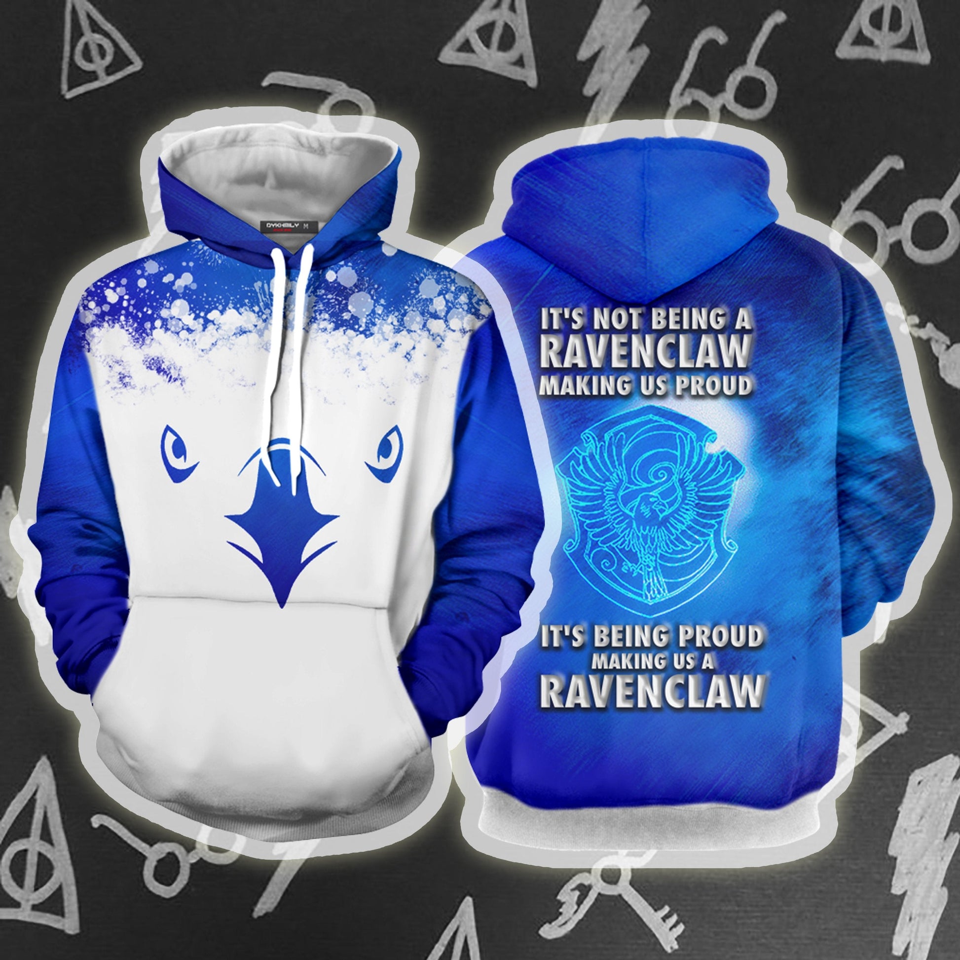 It's Being Proud Making Us A Ravenclaw Harry Potter 3D T-shirt Hoodie S 