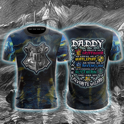 Daddy - You Are My Favorite Wizard Harry Potter Unisex 3D T-shirt   