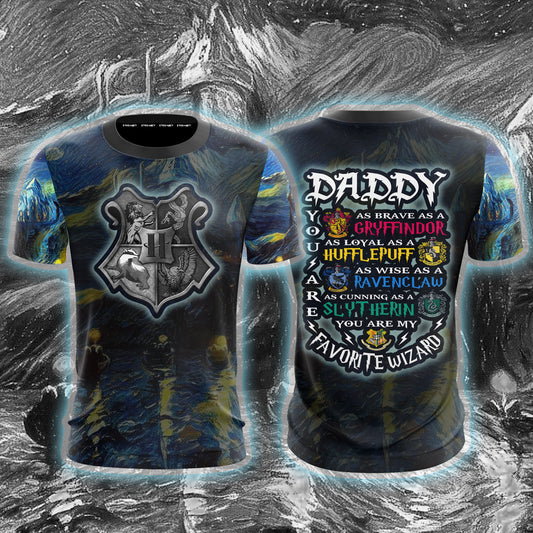 Daddy - You Are My Favorite Wizard Harry Potter Unisex 3D T-shirt   
