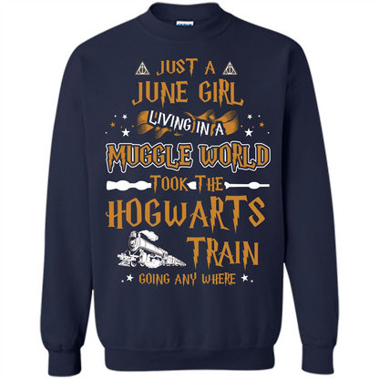 Harry Potter T-shirt Just A June Girl Living In A Muggle World   