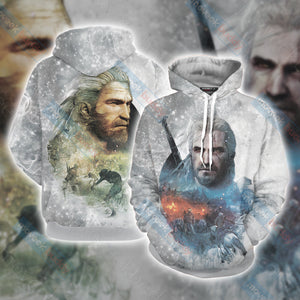 The Witcher - Geralt 3D T-shirt Hoodie S 