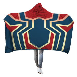 Spider-man 3D Hooded Blanket Adult 80"x60" Iron Spider 