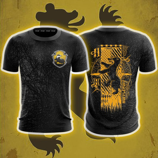 The Hufflepuff Badger Harry Potter 3D T-shirt   