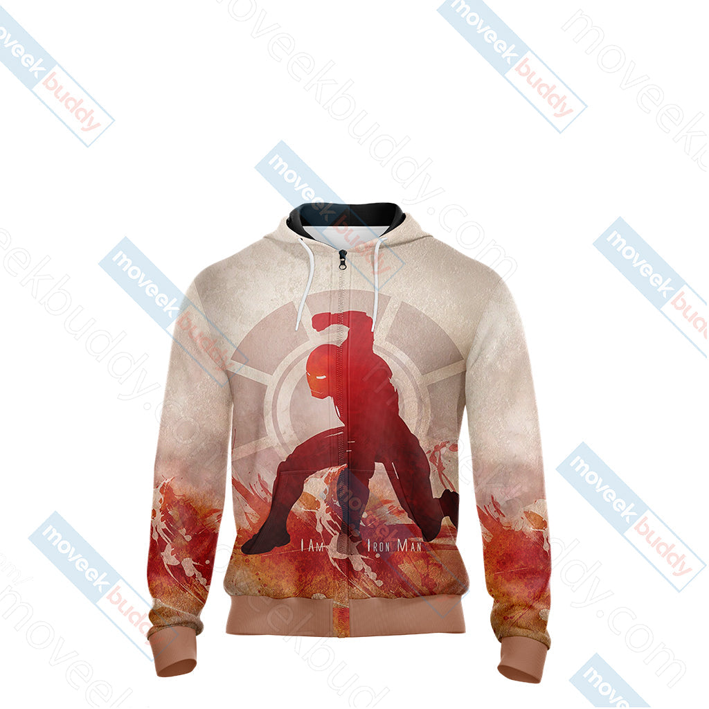 Iron man Unisex 3D T-shirt   