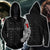 Winter Soldier (Bucky Barnes) Cosplay Zip Up Hoodie Jacket XS  