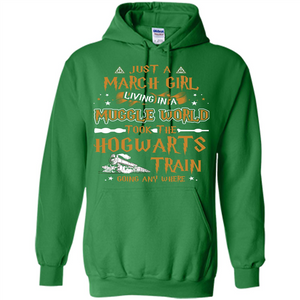 Harry Potter T-shirt Just A March Girl Living In A Muggle World   