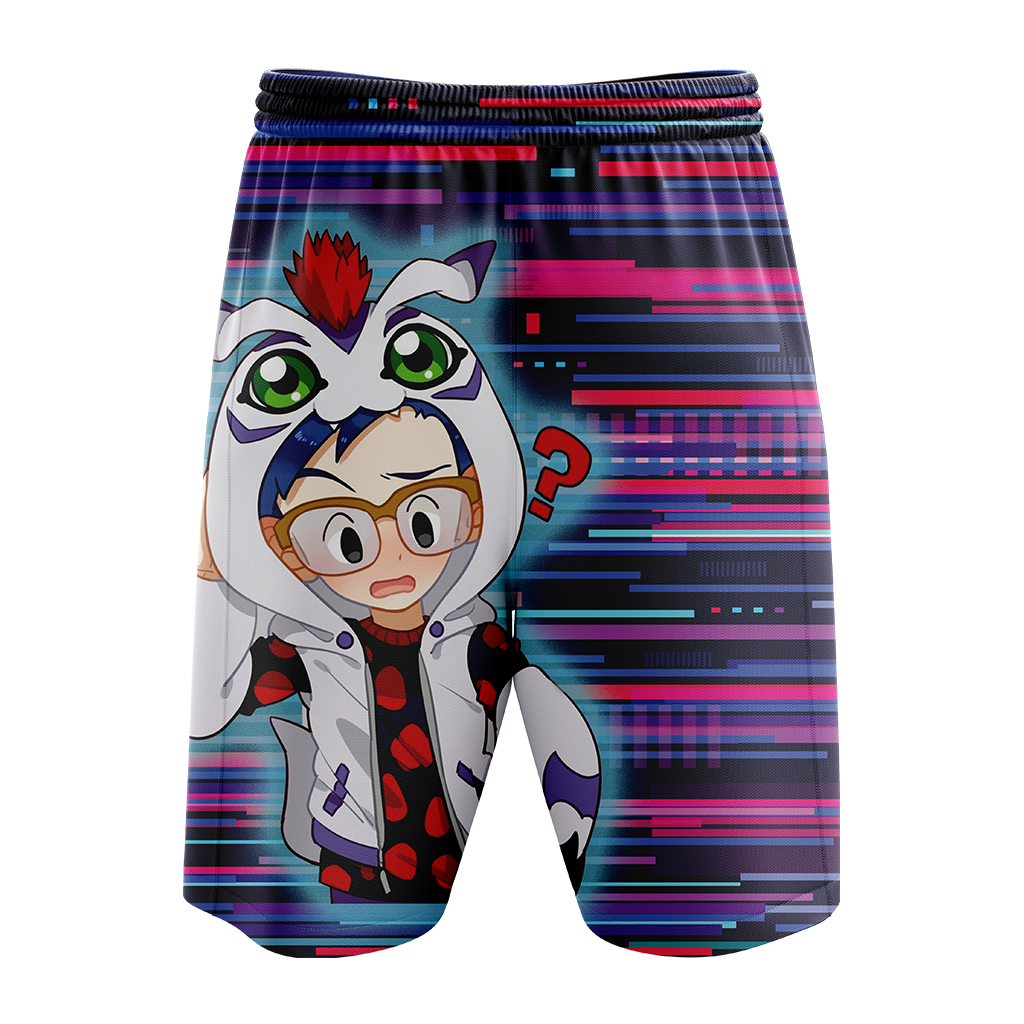 Digimon Gomamon New Look Unisex 3D Beach Shorts   