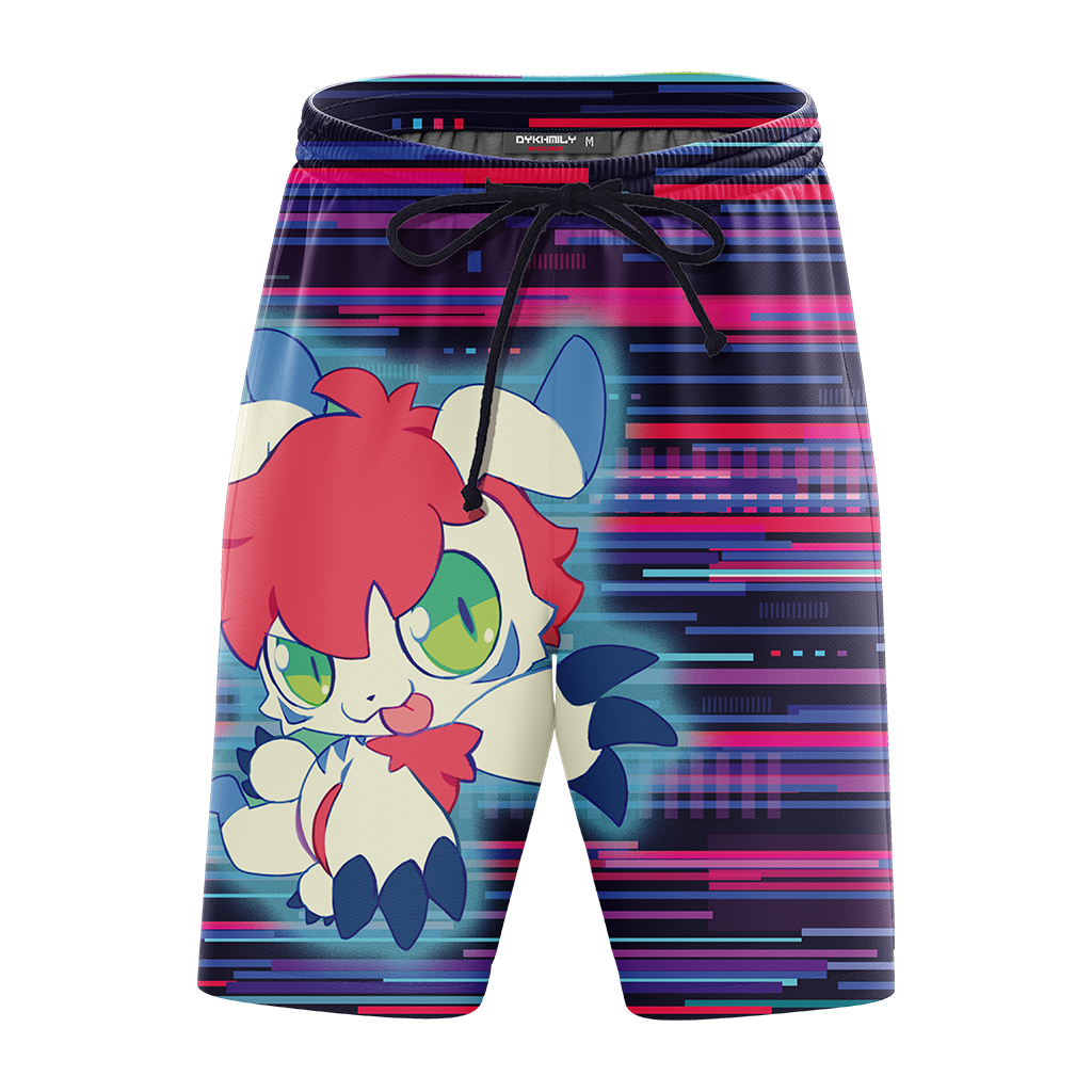 Digimon Gomamon New Look Unisex 3D Beach Shorts   
