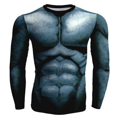 The Incredible Hulk Cosplay Long Sleeve Compression T-shirt   