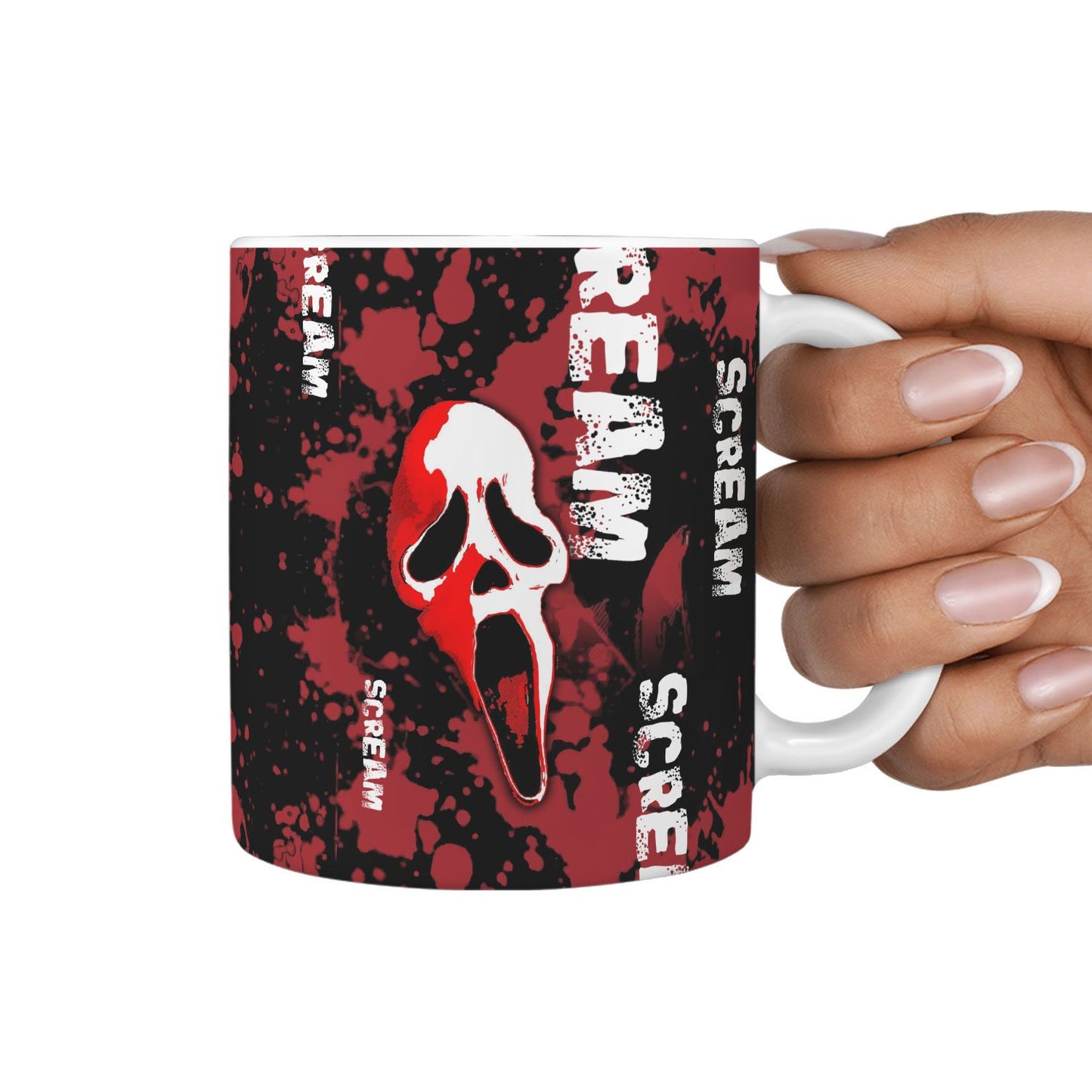 Scream 1996 360 White Mug   