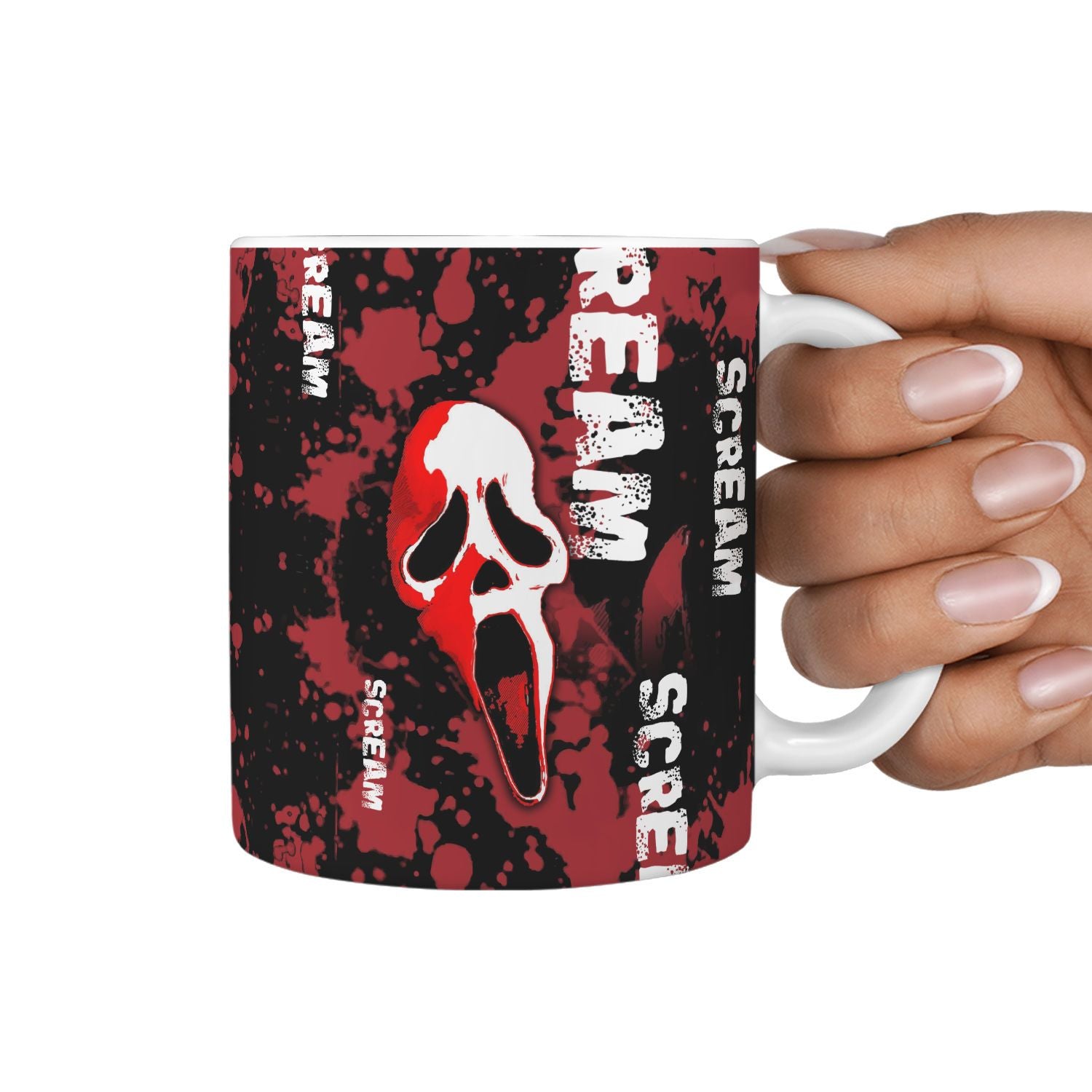 Scream 1996 360 White Mug   