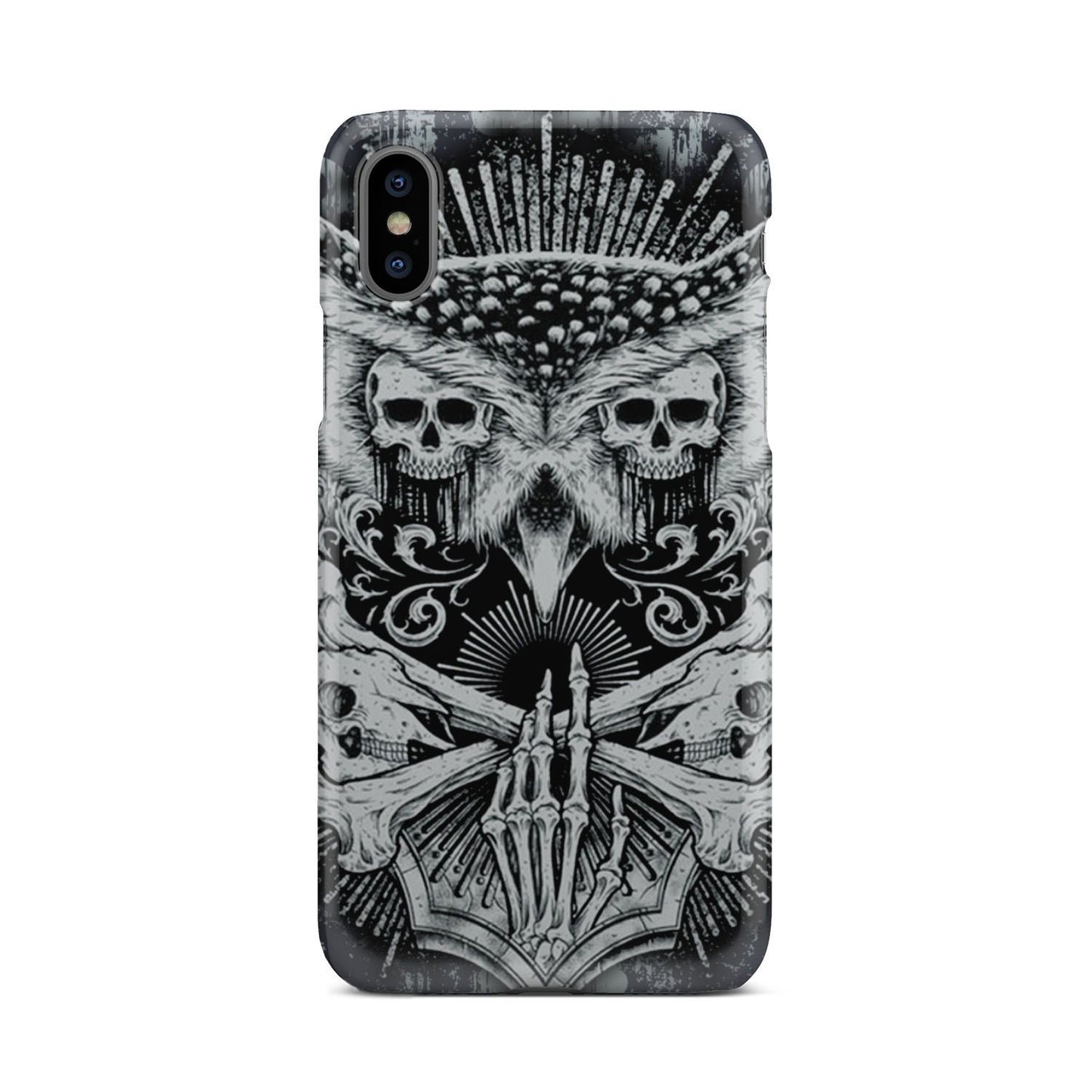 Skull Owl Phone Case iPhone X  