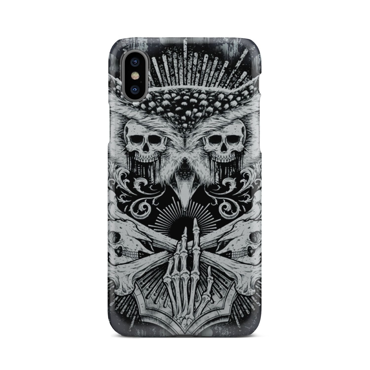 Skull Owl Phone Case iPhone X  