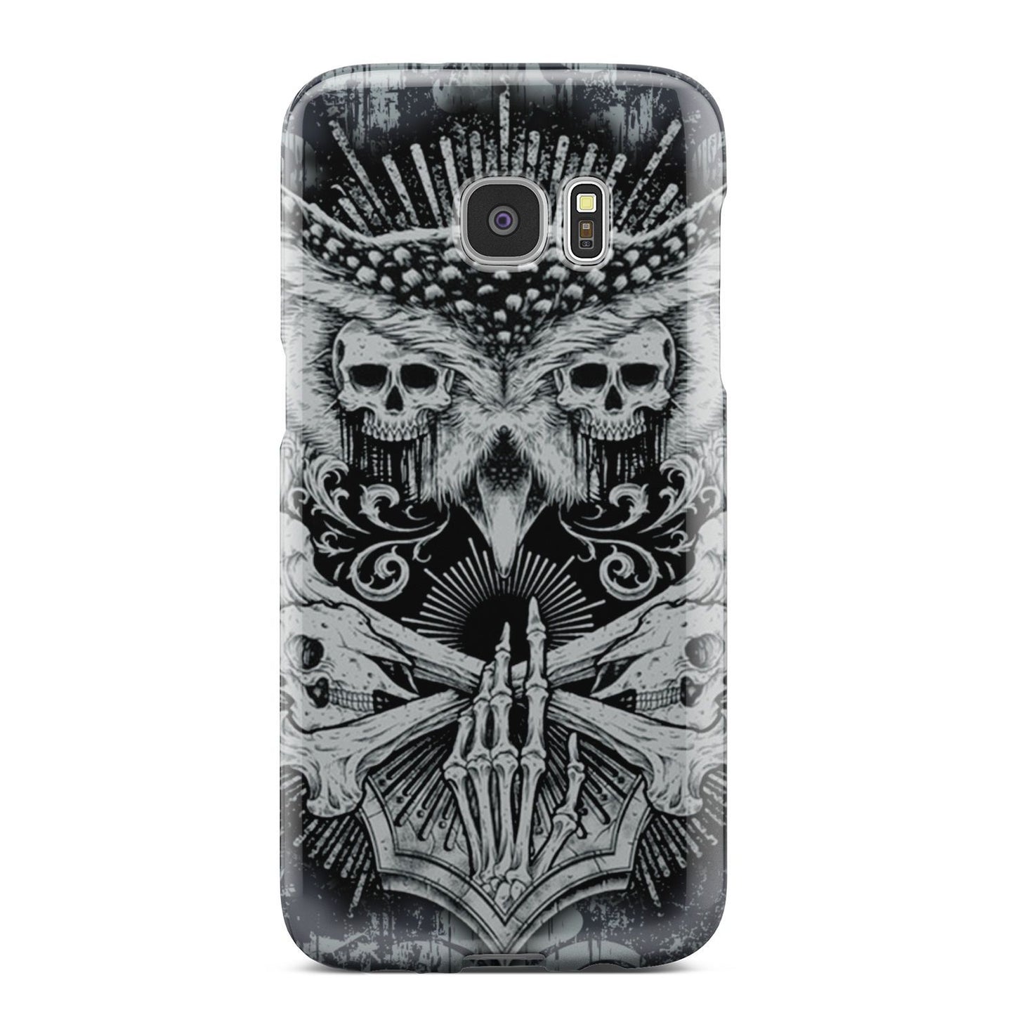 Skull Owl Phone Case Samsung Galaxy S7 Edge  