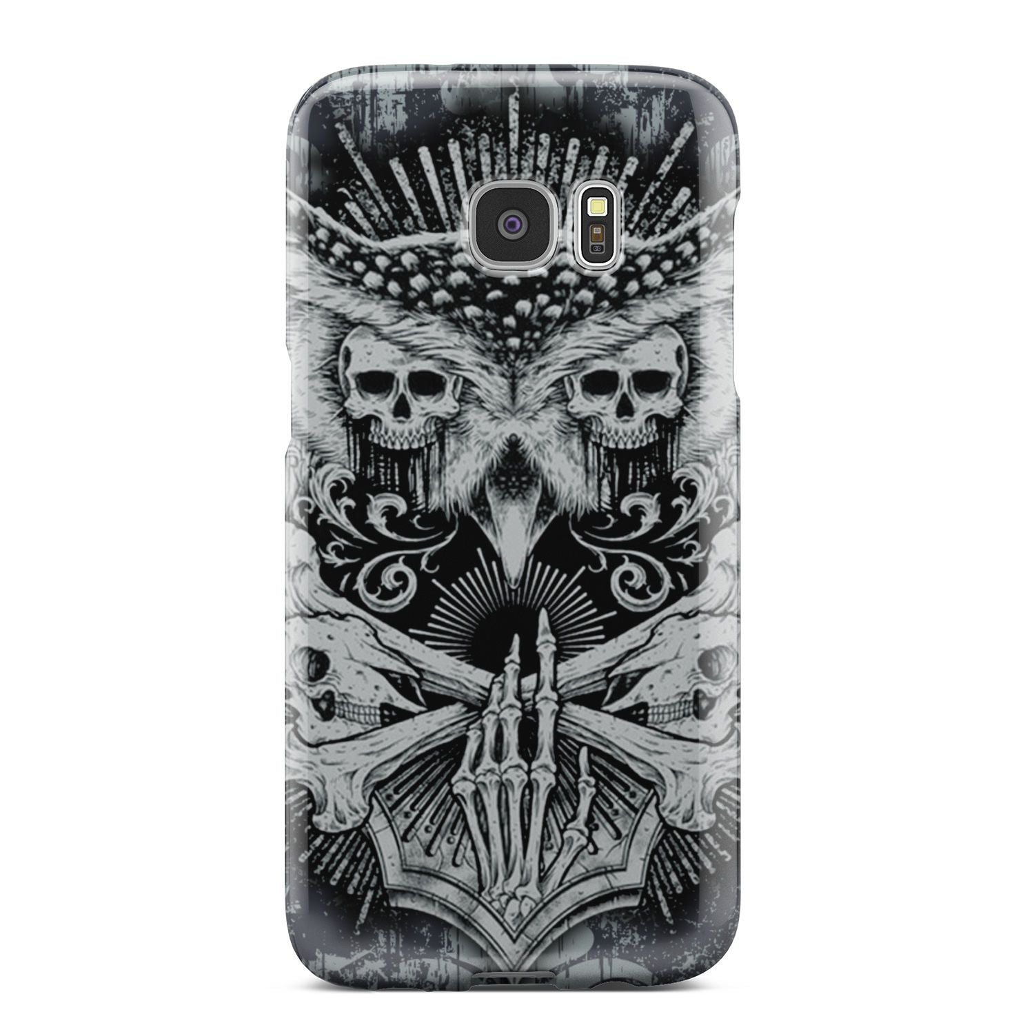 Skull Owl Phone Case Samsung Galaxy S7 Edge  