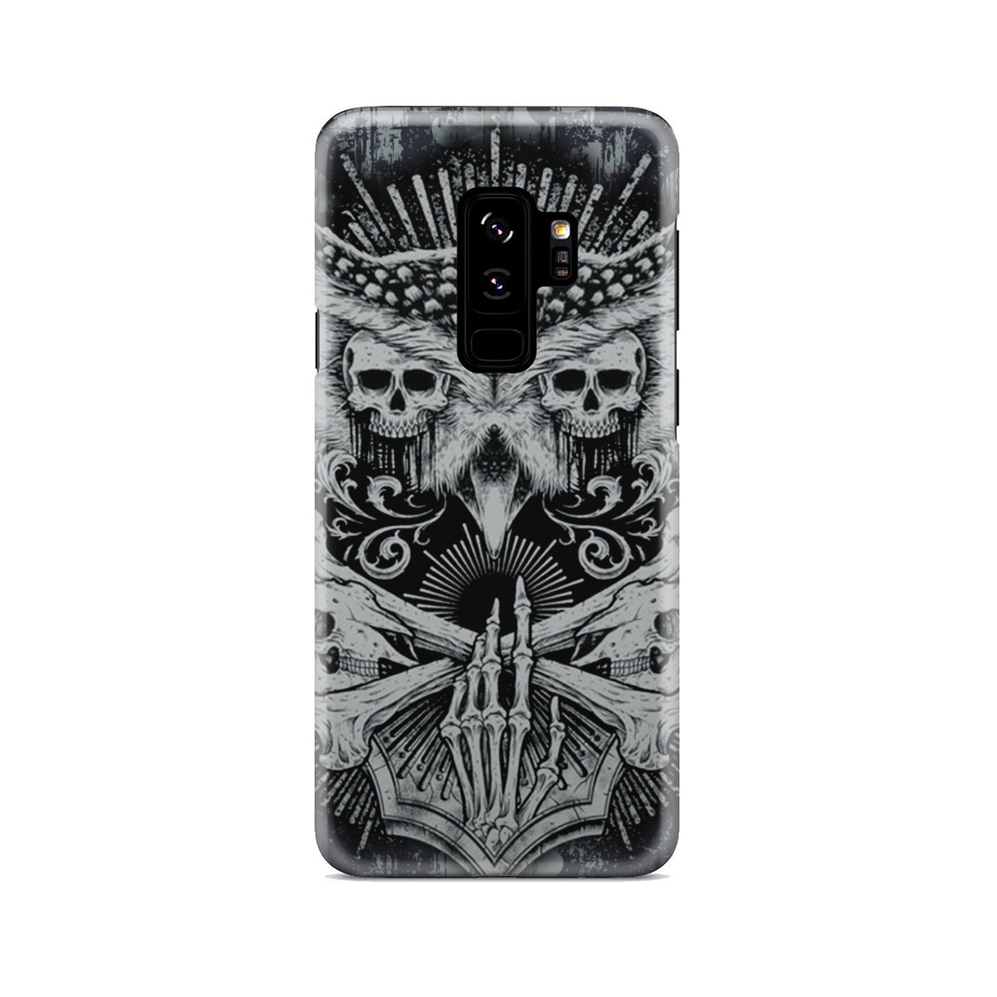 Skull Owl Phone Case Samsung Galaxy S9 Plus  