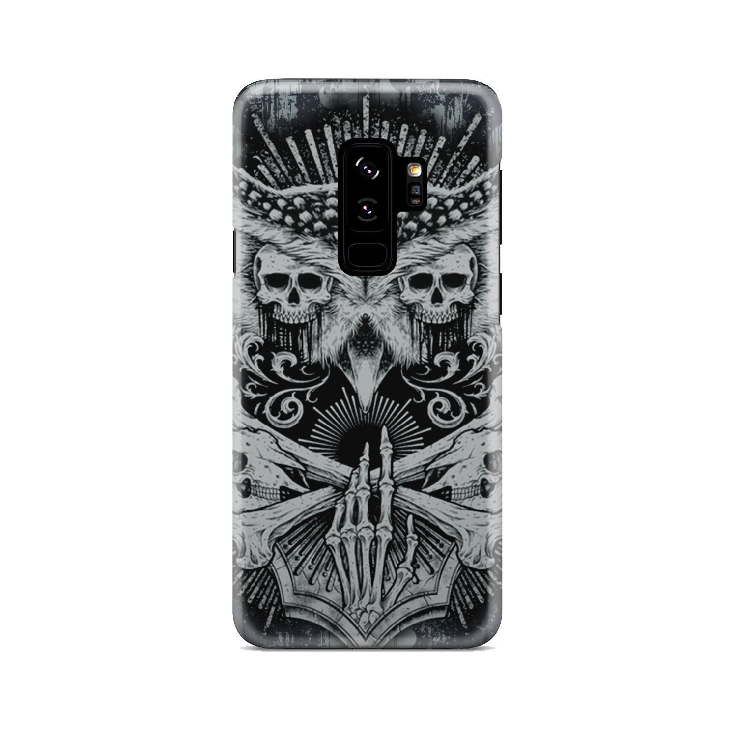 Skull Owl Phone Case Samsung Galaxy S9 Plus  