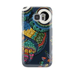 Colorful Owls Phone Case Samsung Galaxy S6  