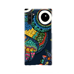 Colorful Owls Phone Case Samsung Galaxy Note 10  