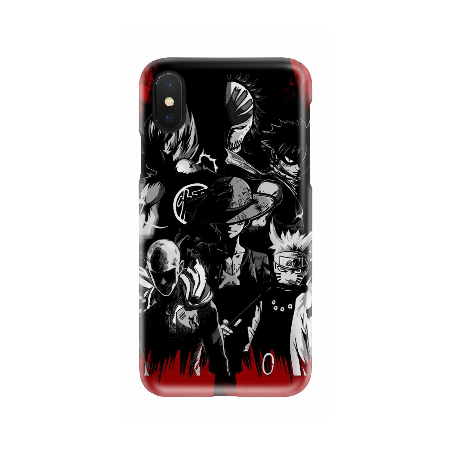 Naruto, Saitama, Luffy,  Luffy,, Goku and Kurosaki Phone Case   