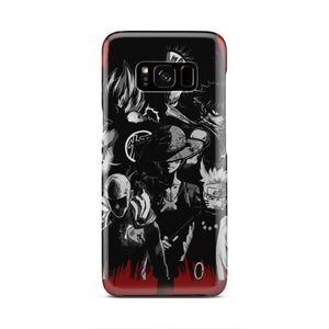 Naruto, Saitama, Luffy,  Luffy,, Goku and Kurosaki Phone Case Samsung Galaxy S8  