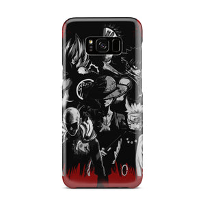 Naruto, Saitama, Luffy,  Luffy,, Goku and Kurosaki Phone Case Samsung Galaxy S8 Plus  