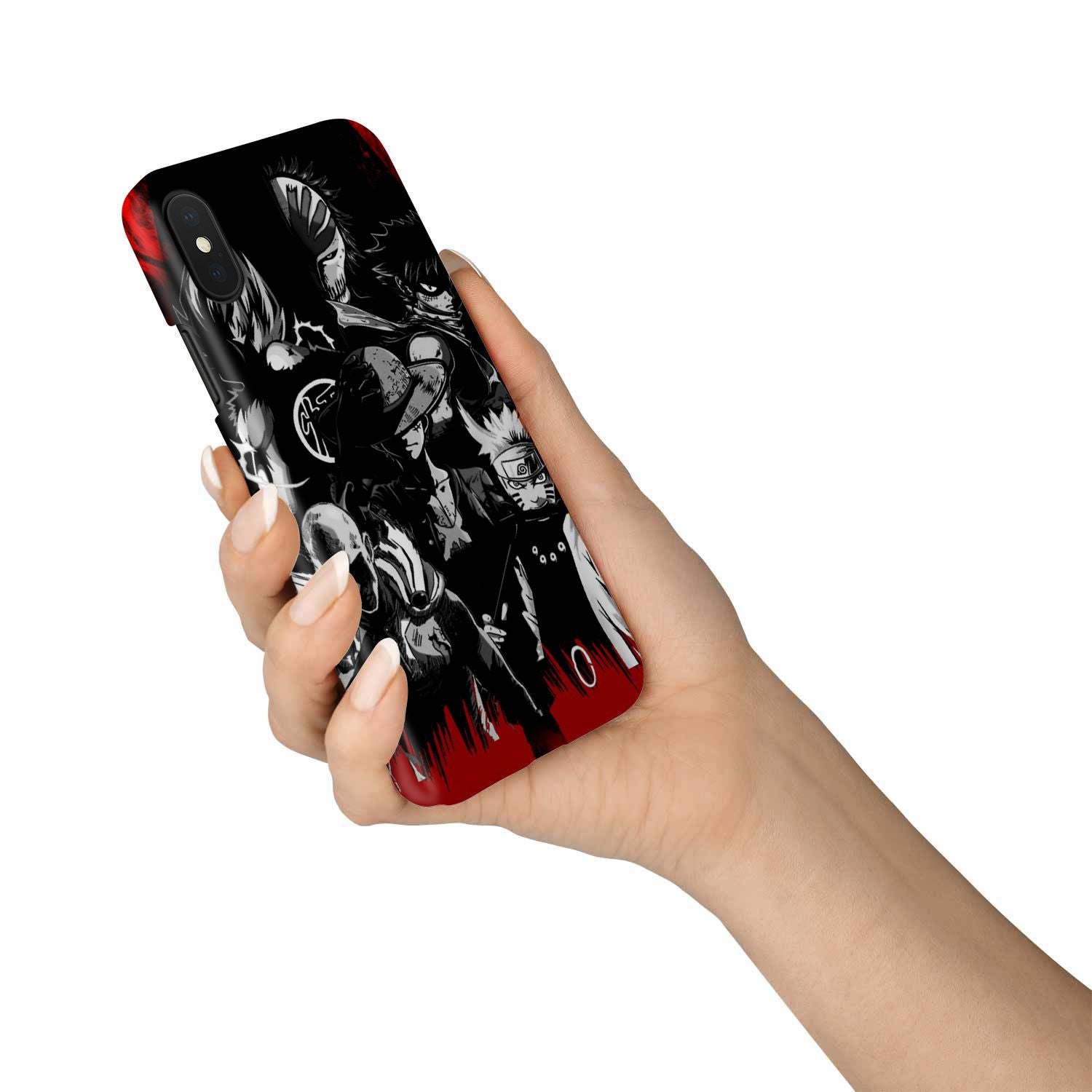Naruto, Saitama, Luffy,  Luffy,, Goku and Kurosaki Phone Case   