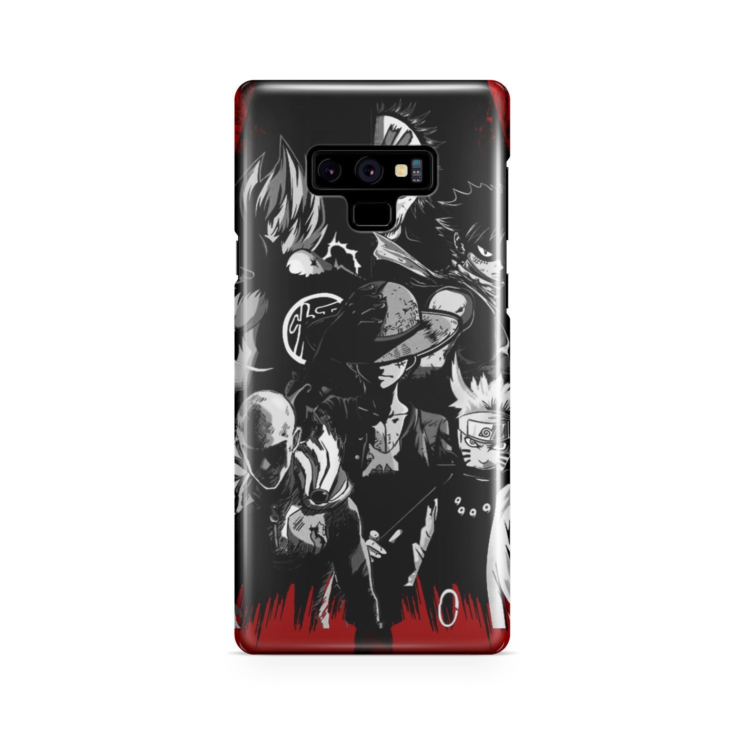 Naruto, Saitama, Luffy,  Luffy,, Goku and Kurosaki Phone Case Samsung Galaxy Note 9  