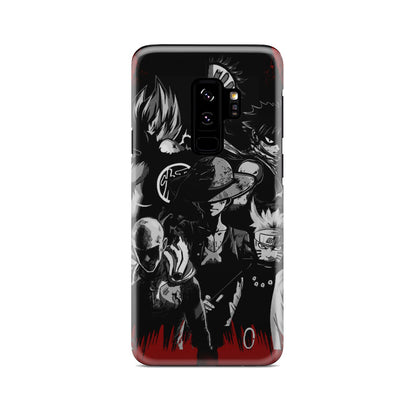 Naruto, Saitama, Luffy,  Luffy,, Goku and Kurosaki Phone Case Samsung Galaxy S9 Plus  