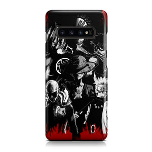 Naruto, Saitama, Luffy,  Luffy,, Goku and Kurosaki Phone Case Samsung Galaxy S10  