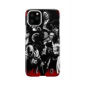 Naruto, Saitama, Luffy,  Luffy,, Goku and Kurosaki Phone Case iPhone 11 Pro  