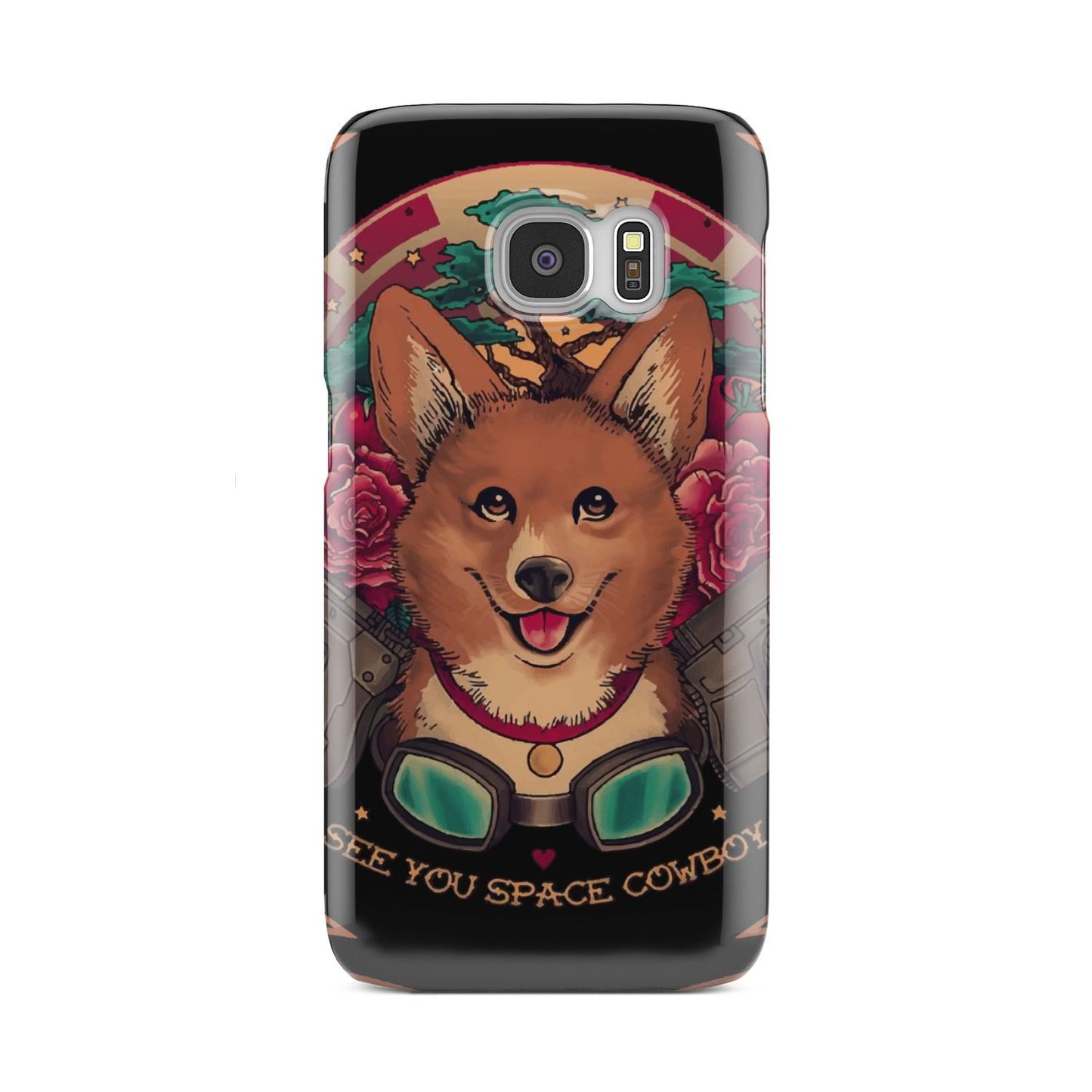 Cowboy Bebop Corgi Dog Ein Phone Case Samsung Galaxy S7  