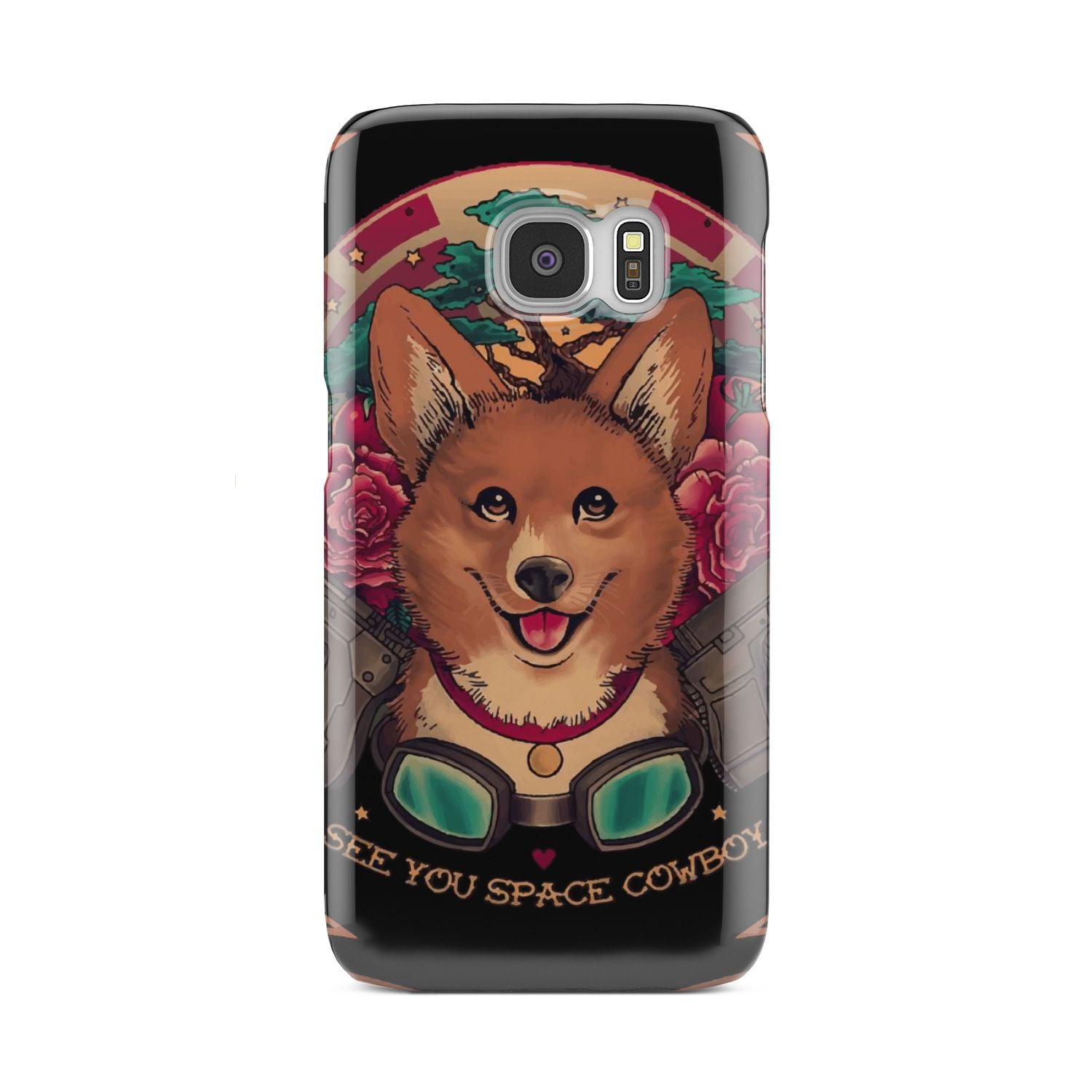 Cowboy Bebop Corgi Dog Ein Phone Case Samsung Galaxy S7  