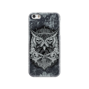 Aesthetic Owl Skull Phone Case iPhone SE  