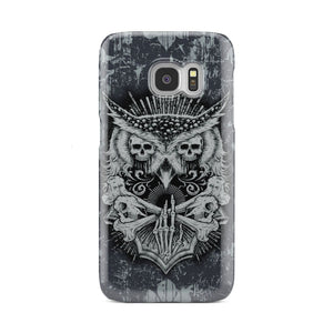 Aesthetic Owl Skull Phone Case Samsung Galaxy S7  