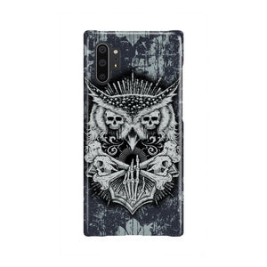 Aesthetic Owl Skull Phone Case Samsung Galaxy Note 10 Plus  