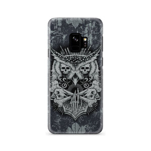 Aesthetic Owl Skull Phone Case Samsung Galaxy S9  