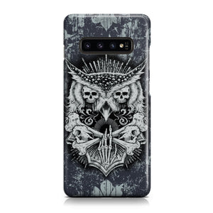 Aesthetic Owl Skull Phone Case Samsung Galaxy S10  